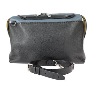 Black Leather Fendi Briefcase