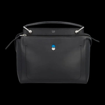Black Leather Fendi Handbag