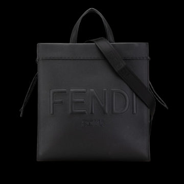 Black Leather Fendi Tote