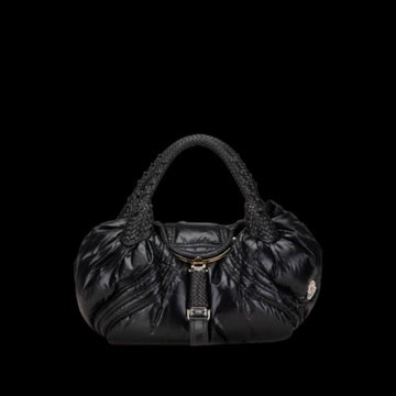 Black Leather Fendi Handbag