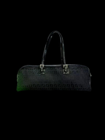Black Leather Fendi Handbag