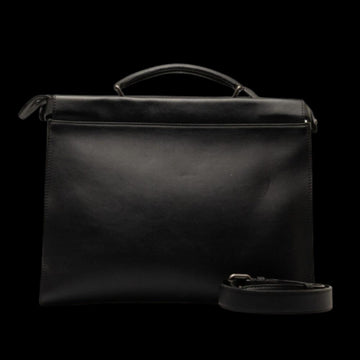 Black Leather Fendi Peekaboo