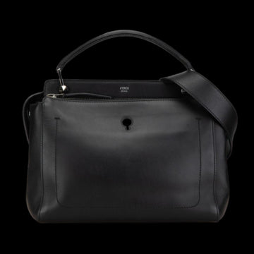 Black Leather Fendi Handbag
