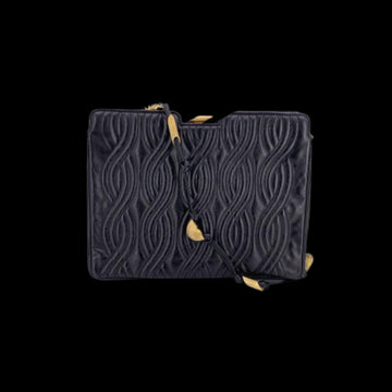 Black Leather Fendi Crossbody Bag