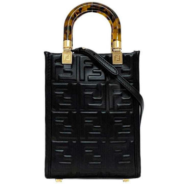 Black Leather Fendi Handbag