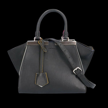 Black Leather Fendi Tote