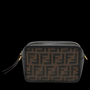 Black Leather Fendi Crossbody Bag