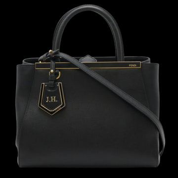 Black Leather Fendi Handbag