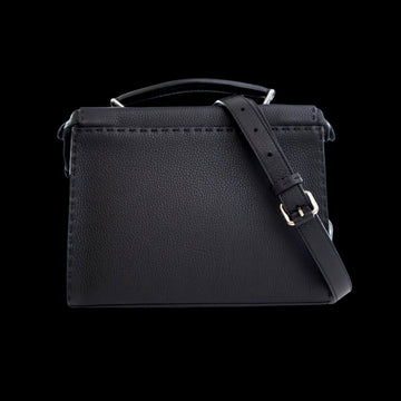 Black Leather Fendi Peekaboo