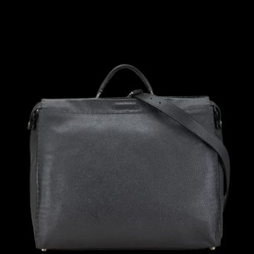 Black Leather Fendi Peekaboo