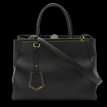 Black Leather Fendi Handbag