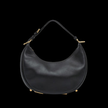Black Leather Fendi Shoulder Bag