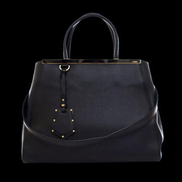 Black Leather Fendi Handbag
