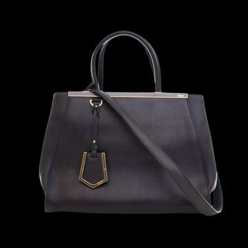 Black Leather Fendi Handbag