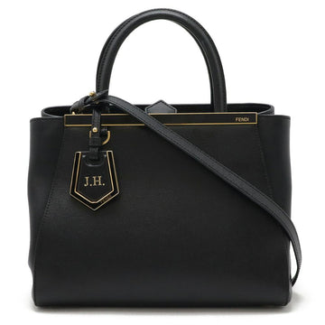 Black Leather Fendi Handbag