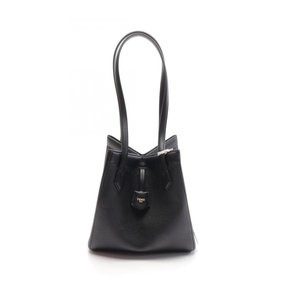Black Leather Fendi Tote