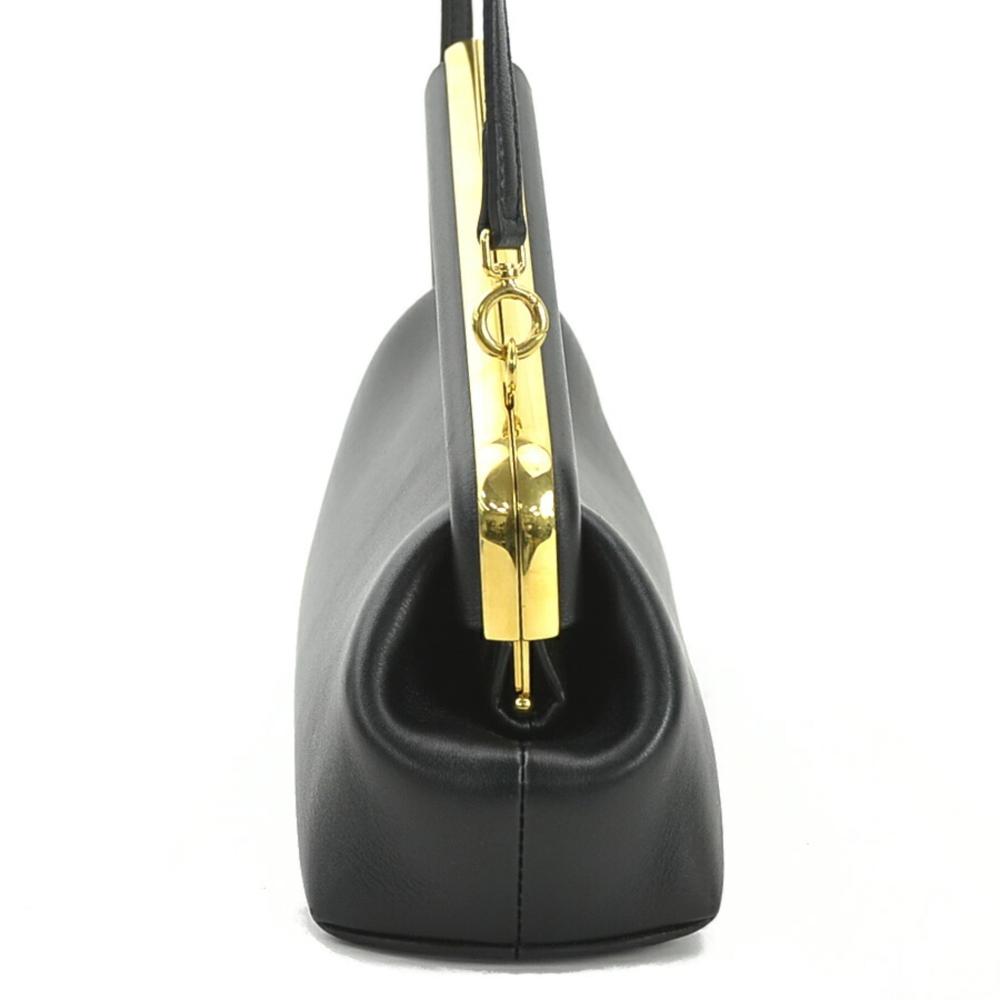 Black Leather Fendi Shoulder Bag