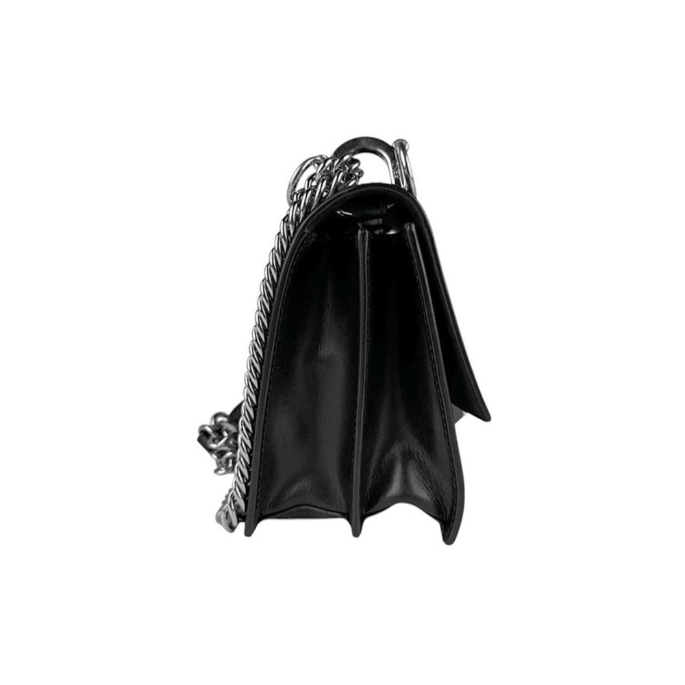 Black Leather Fendi Shoulder Bag