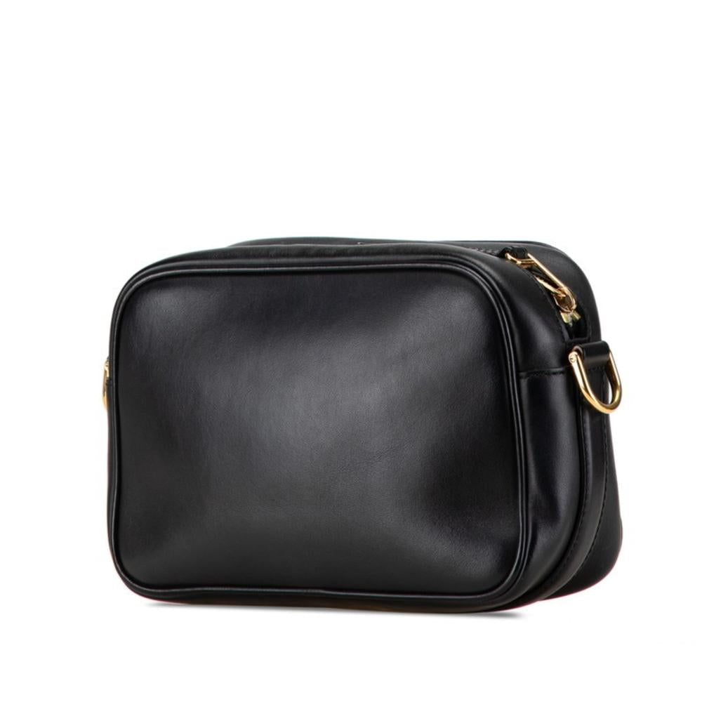 Black Leather Fendi Shoulder Bag