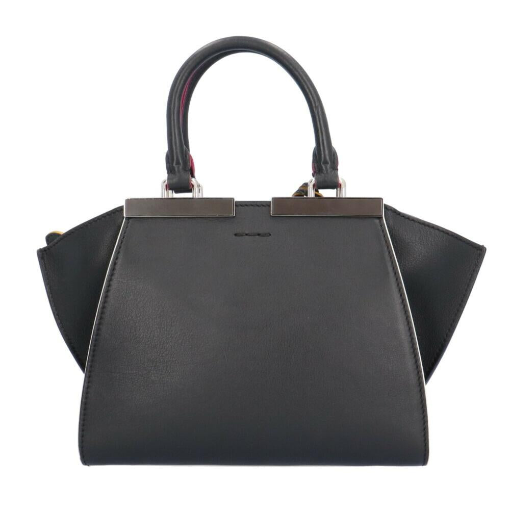 Black Leather Fendi Tote