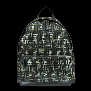 Black Nylon Fendi Backpack