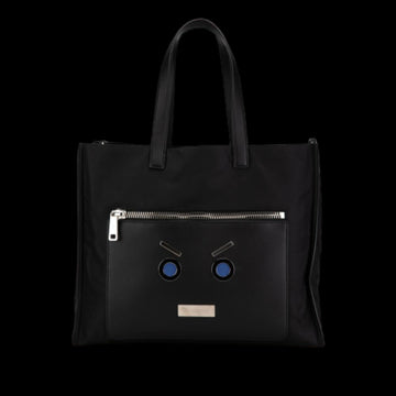 Black Nylon Fendi Tote