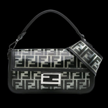 Black Plastic Fendi Baguette