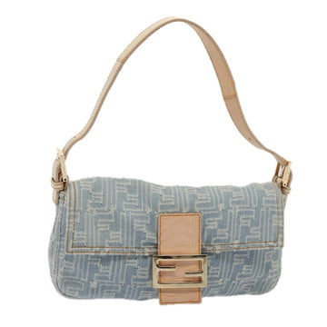 Blue Canvas Fendi Baguette