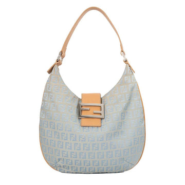 Blue Canvas Fendi Baguette
