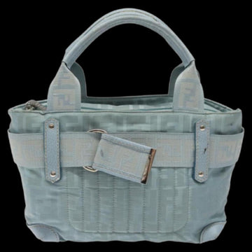 Blue Canvas Fendi Handbag