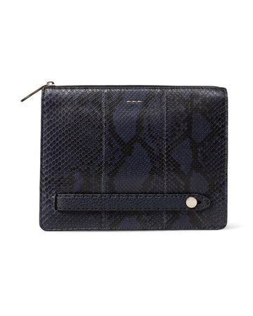 Blue Leather Fendi Clutch