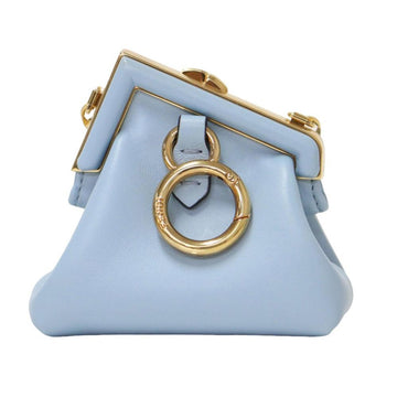 Blue Leather Fendi Clutch