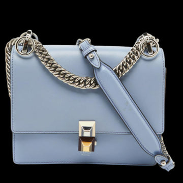 Blue Leather Fendi Crossbody Bag