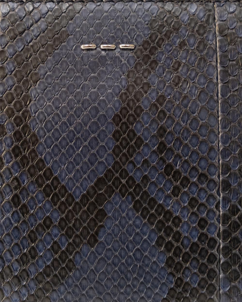 Blue Leather Fendi Clutch