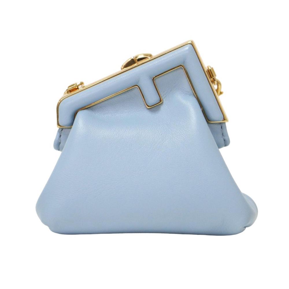 Blue Leather Fendi Clutch