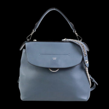 Blue Leather Fendi Handbag