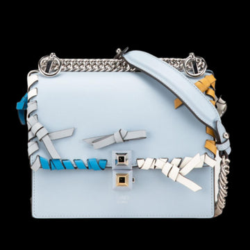 Blue Leather Fendi Kan I F