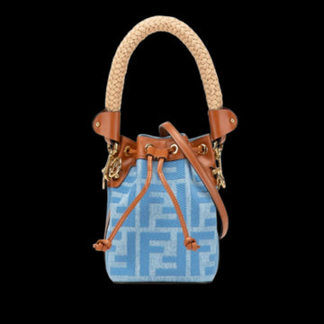 Blue Leather Fendi Mon Tresor