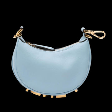 Blue Leather Fendi Pouch