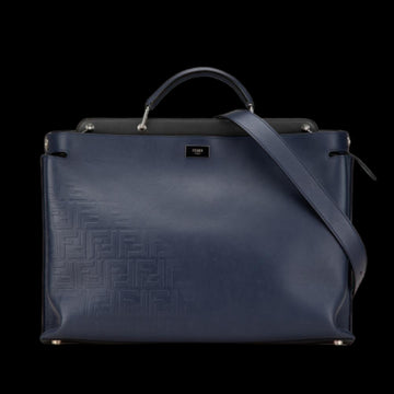 Blue Leather Fendi Peekaboo