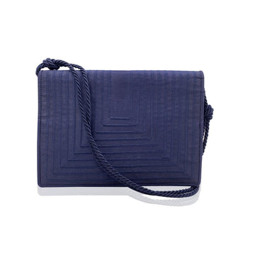 Blue Satin Fendi Crossbody Bag