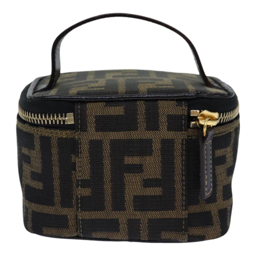 Brown Canvas Fendi Clutch