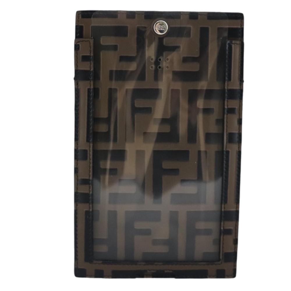 Brown Canvas Fendi Clutch
