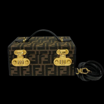 Brown Canvas Fendi Handbag