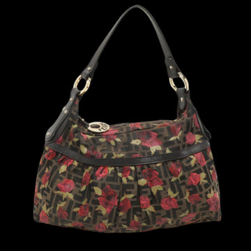 Brown Canvas Fendi Handbag