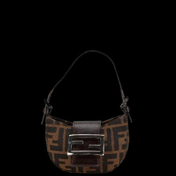 Brown Canvas Fendi Handbag