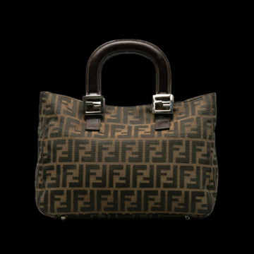 Brown Canvas Fendi Handbag