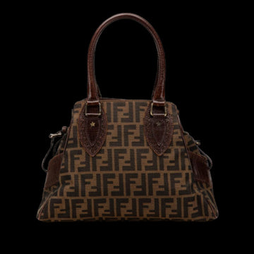 Brown Canvas Fendi Handbag