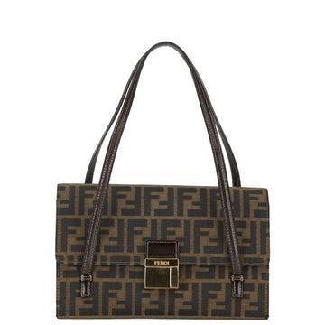 Brown Canvas Fendi Handbag
