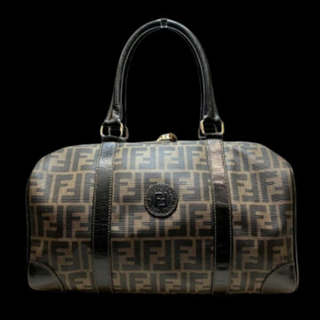 Brown Canvas Fendi Handbag